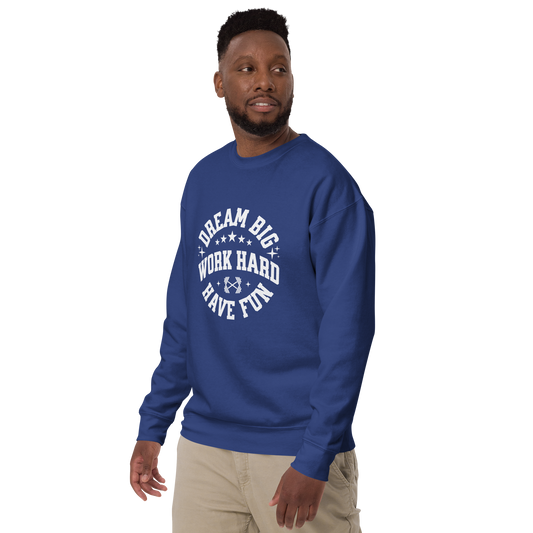 Sweatshirt premium "work hard"